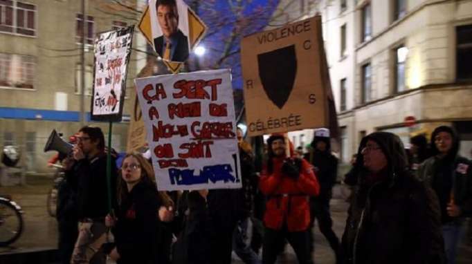 Manifestation contre les violences policières à Bruxelles