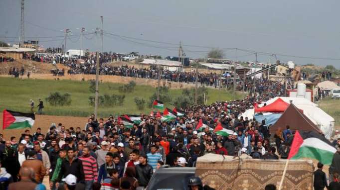 "Marsch der Rückkehr" im Gazastreifen: Auseinandersetzungen mit israelischer Armee ausgebrochen