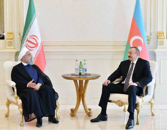 Azerbaijani, Iranian presidents have one-on-one meeting