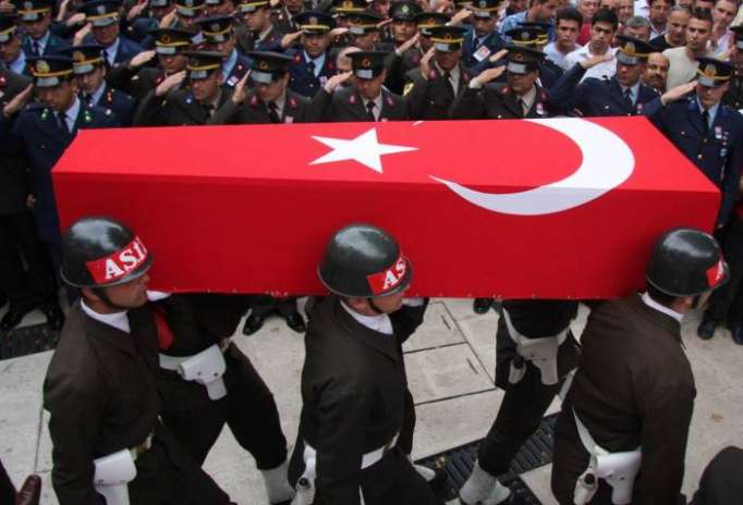 Türkiyənin 5 əsgəri şəhid oldu 