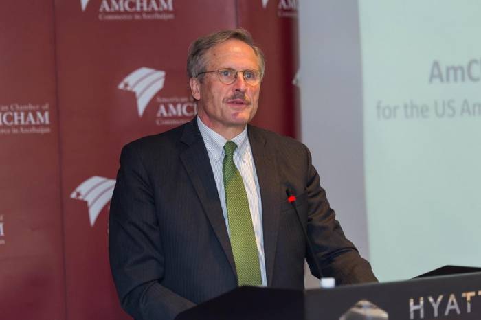 U.S. Ambassador to Azerbaijan Robert Cekuta meets AmCham members
