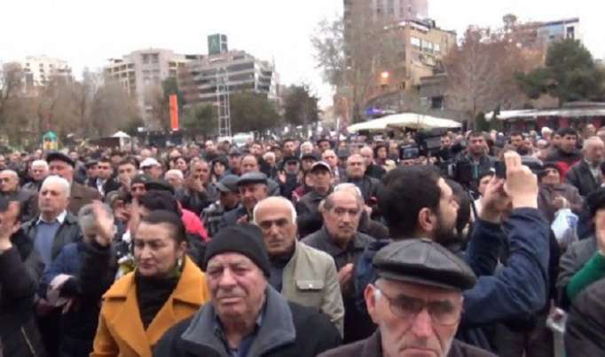 Se realizó una manifestación en Ereván-VIDEO