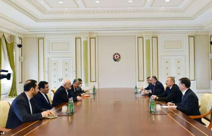 President Ilham Aliyev received delegation led by Iranian FM