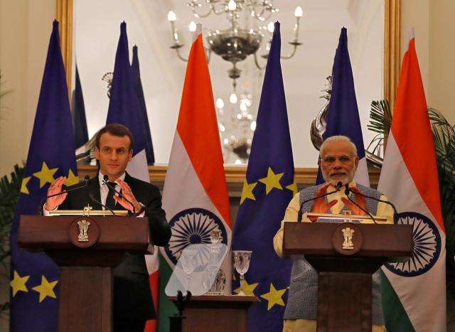 France signs deals worth $16 billion in India; to deepen defense, security ties
 