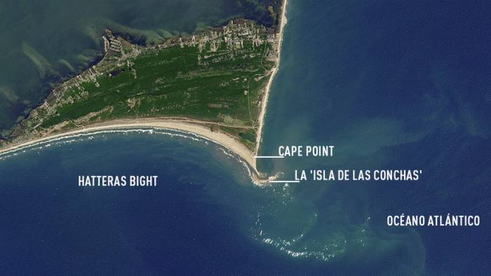 Desaparece la isla formada misteriosamente frente a la costa de EE.UU.
