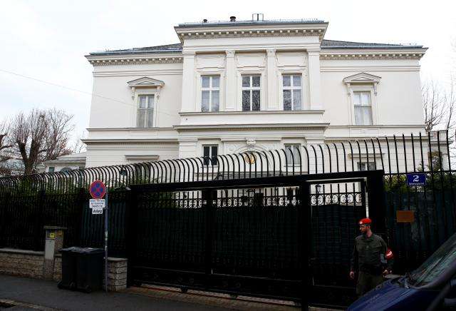 Knife attacker shot outside Iranian ambassador