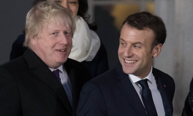 Boris Johnson clashes with Emmanuel Macron over Brexit