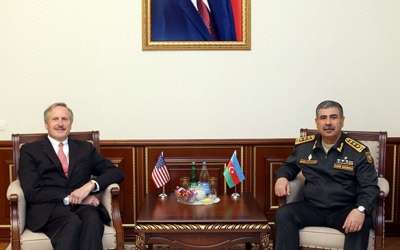 مناقشات التعاون العسكري بين اذربيجان والولايات المتحدة