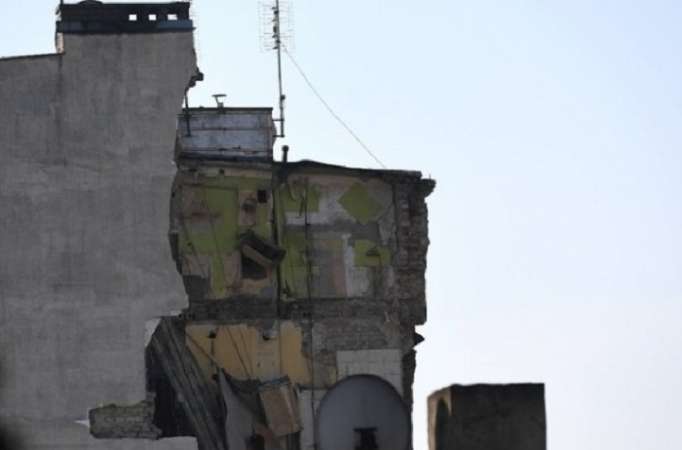 Pologne: Un immeuble s