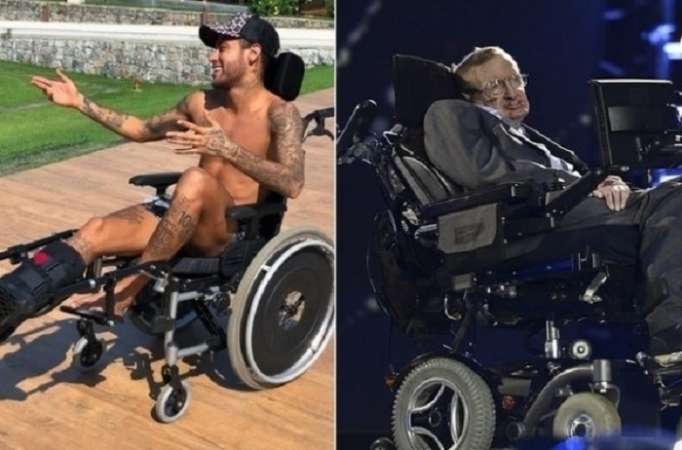Neymar craque en rendant «hommage» à Hawking