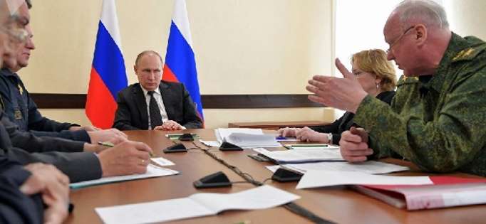 بوتين خلال الاجتماع في كيميروفو: مقتل الناس في الحريق هو إهمال إجرامي وعبثي