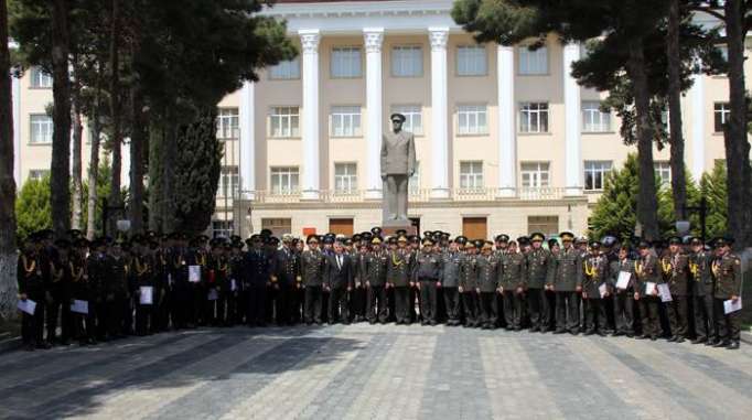 Kursantlar arasında keçirilən idman yarışları bitib