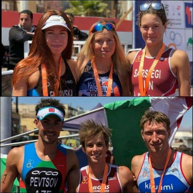 Les triathlètes azerbaïdjanais remportent l’argent à la Coupe d’Afrique