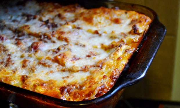 How to eat: lasagne