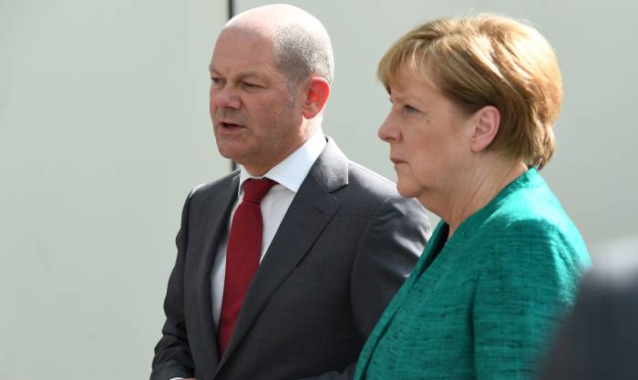 Merkel und Scholz beschwören Einheit der Koalition
 