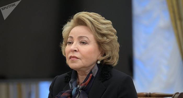 La jefa del Senado ruso denuncia presiones contra sus colegas franceses