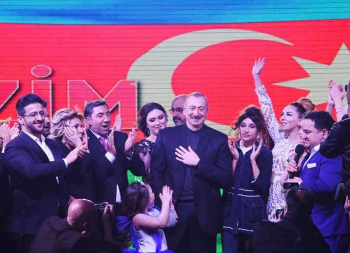 Un concert organisé à Bakou à l’occasion de la large victoire d’Ilham Aliyev à la présidentielle