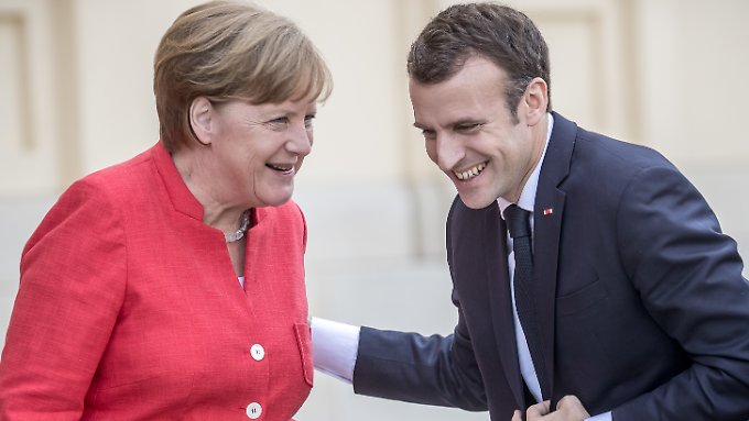 Merkel und Macron demonstrieren Einigkeit