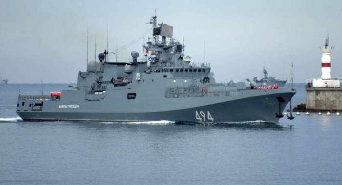Russlands Fregatten unternehmen Manöver im Mittelmeer