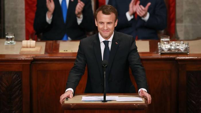 Macron defiende el acuerdo de París en el Congreso de EE.UU.: “No hay un planeta B”