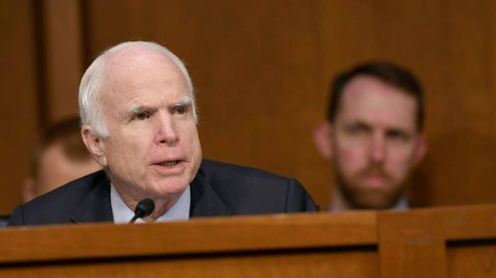 John McCain hospitalisé pour une infection intestinale