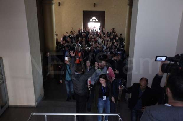 Opposition-led protesters break into building of Armenian public radio