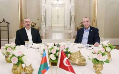 Erdogan ofrece cena en honor del presidente Ilham Aliyev - FOTOS