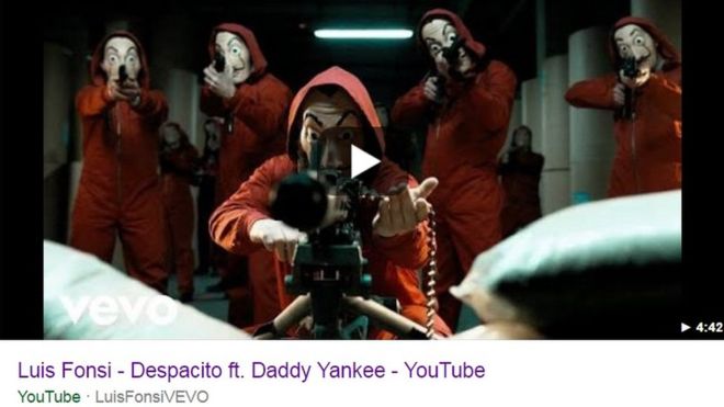 Despacito YouTube music video hacked plus other Vevo clips