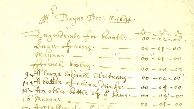 Early Temple Newsam tea bill discovered in archive
