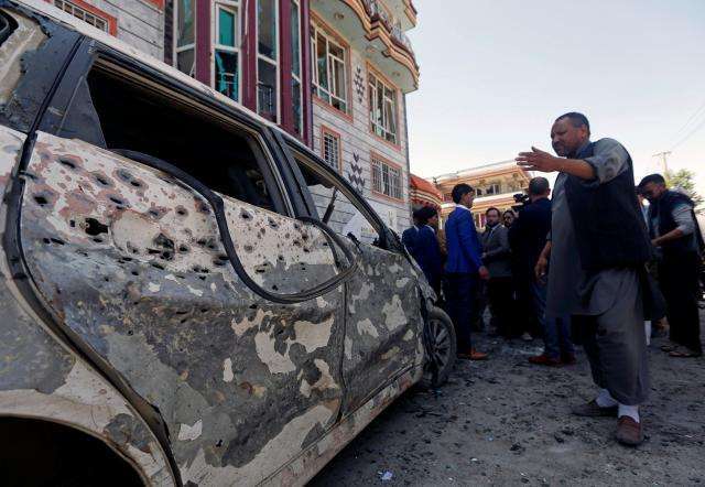 Blast at election center in Afghan capital, dozens of casualties
 