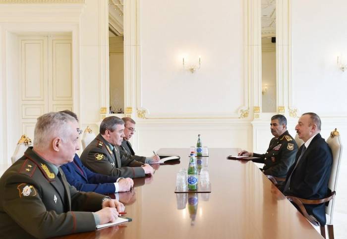 President Aliyev receives Chief of General Staff of Russian Armed Forces