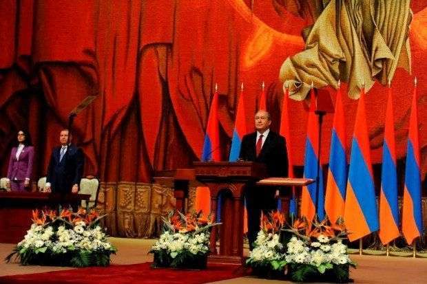 Presidential inauguration held in Armenia