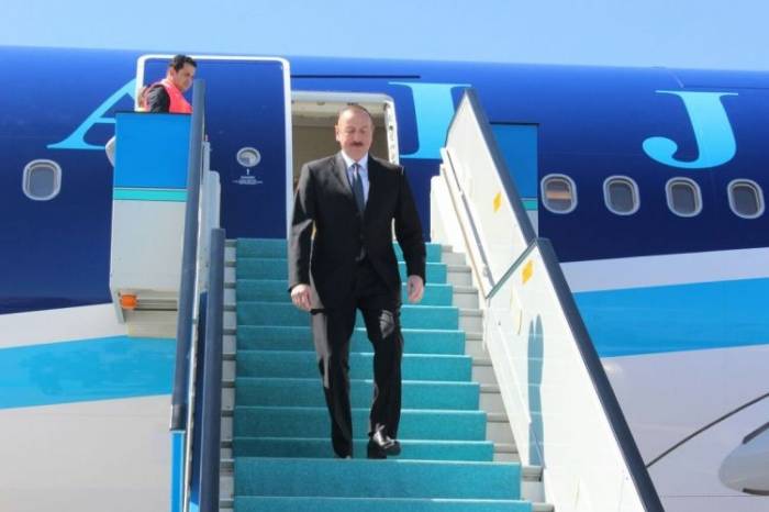 Azerbaijani president arrives in Turkey on official visit