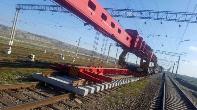 Repair of Baku-Boyuk Kasik railway continues