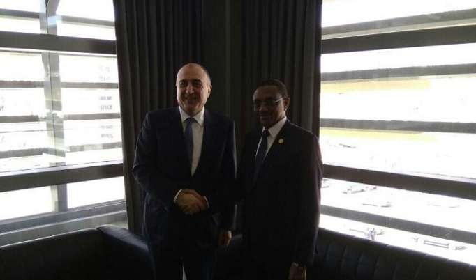 FM Mammadyarov meets foreign and African integration minister of Chad