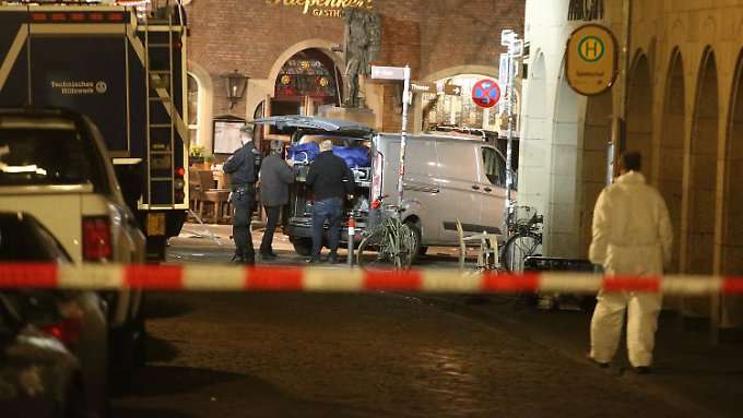 Polizei geht nicht von Terroranschlag in Münster aus