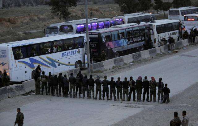 Syrian rebels begin to leave last bastion in eastern Ghouta: state media