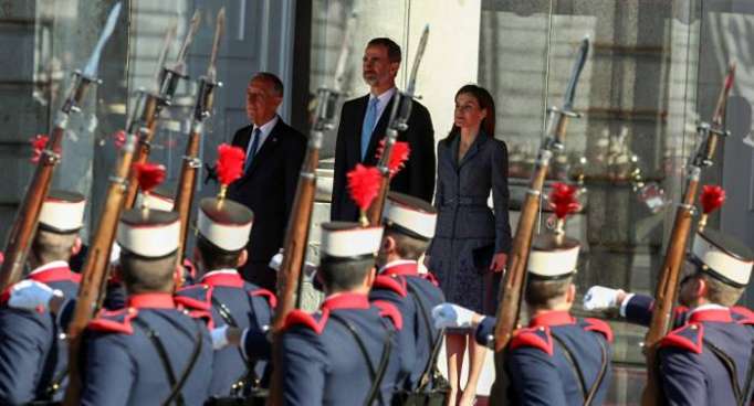 El presidente de Portugal llega a España en visita de Estado