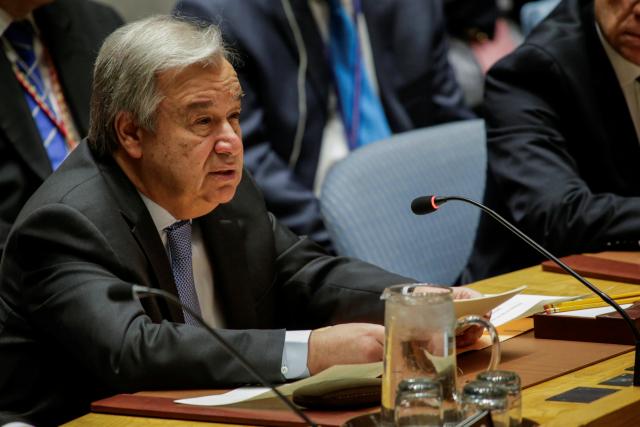 U.N. chief urges restraint, avoid escalation in Syria
 