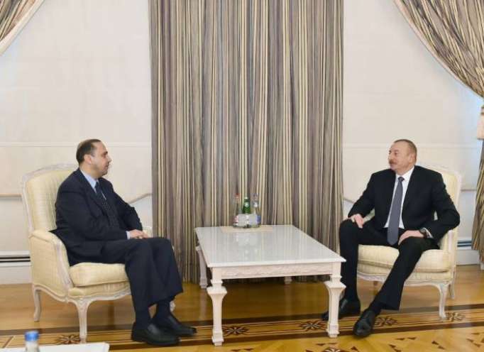 Ilham Aliyev recibió al Ministro de Estado jordano - Actualizado