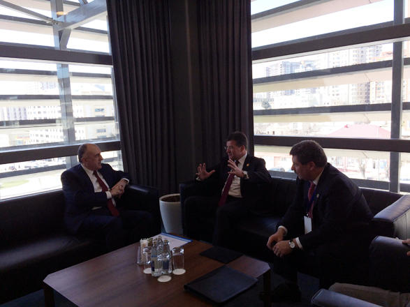 Azerbaijan FM meets president of UN General Assembly