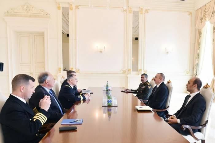 President Aliyev receives NATO delegation