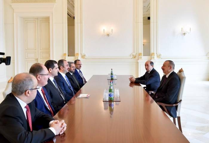 President Aliyev receives Turkish justice minister