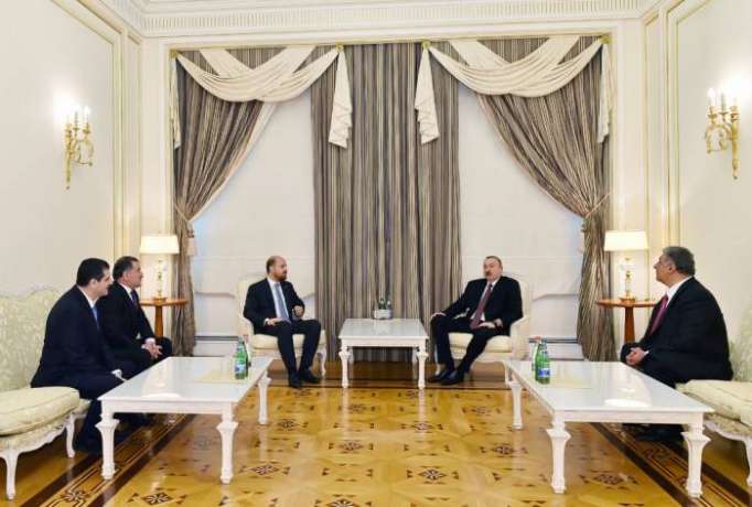 Presidente recibe al ministro turco