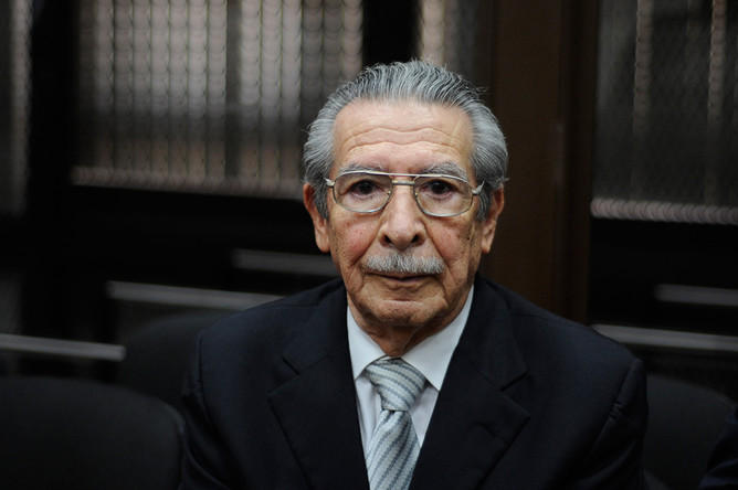 Former Guatemalan dictator Rios Montt dies aged 91