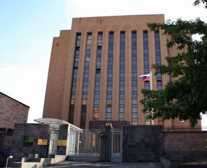 Russian Embassy in Yerevan to strengthen security measures in connection with protests