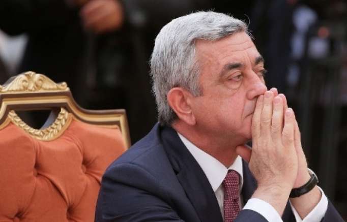 Sarkisyan Paşinyanı dialoqa çağırdı: "Ölkədə baş verənlərdən narahatam"