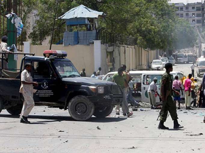 Suicide bombers kill at least three in southern Somali city
 