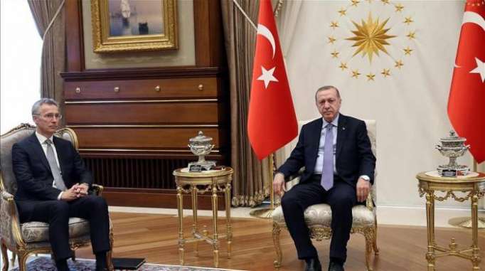 Erdogan et Stoltenberg discutent de la question syrienne