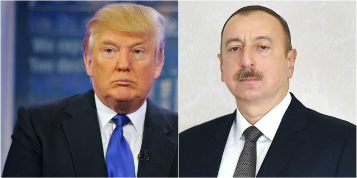 Donald Trump felicita a Ilham Aliyev